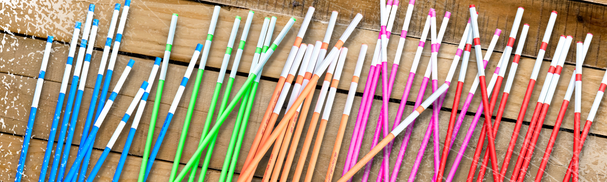 double reflective snow plow marking stakes