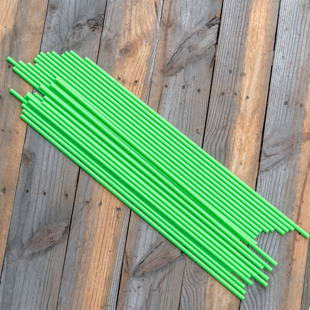 Green 36" Advanced Polymer Hollow Marking Stakes Driveway Markers