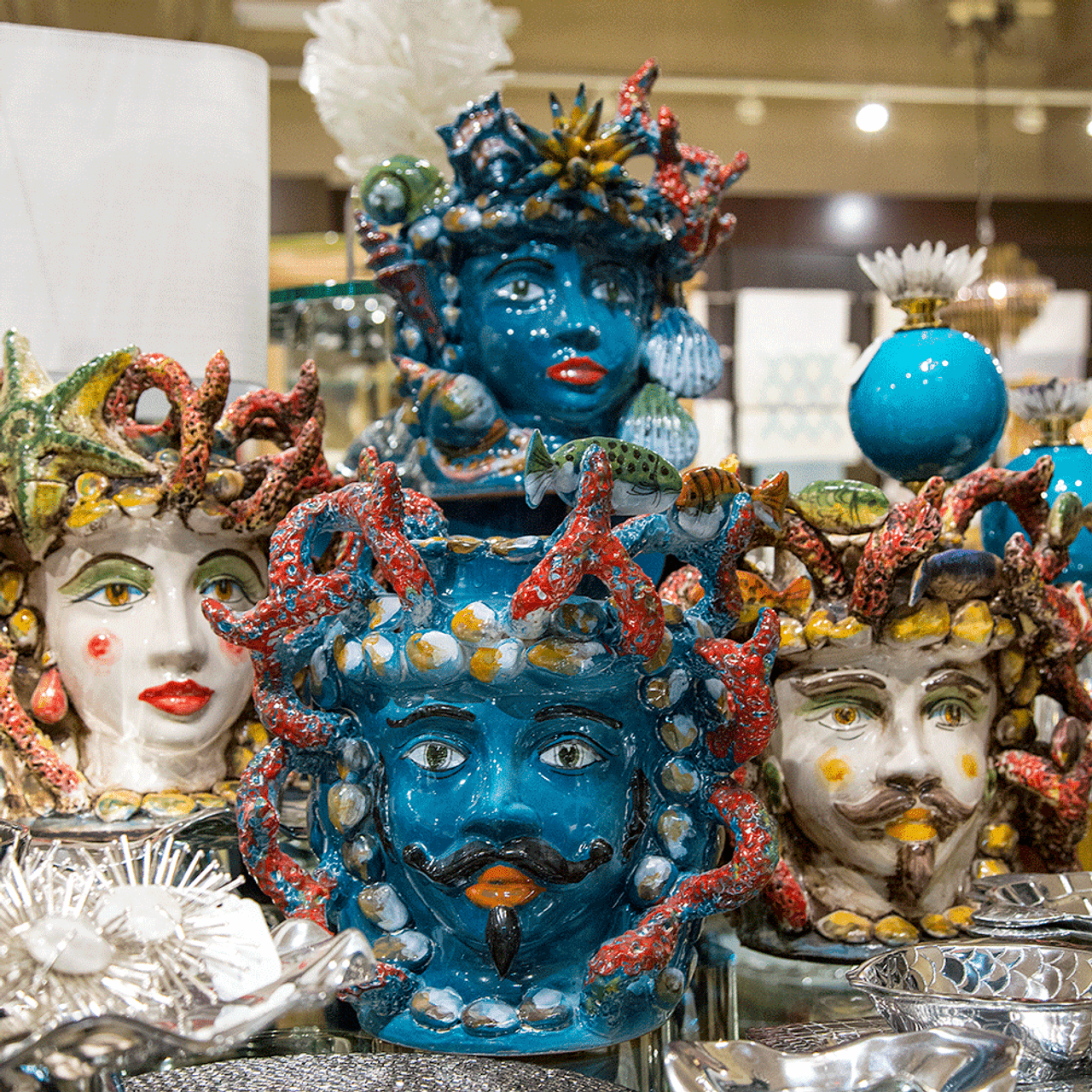 Hand Painted Stoneware