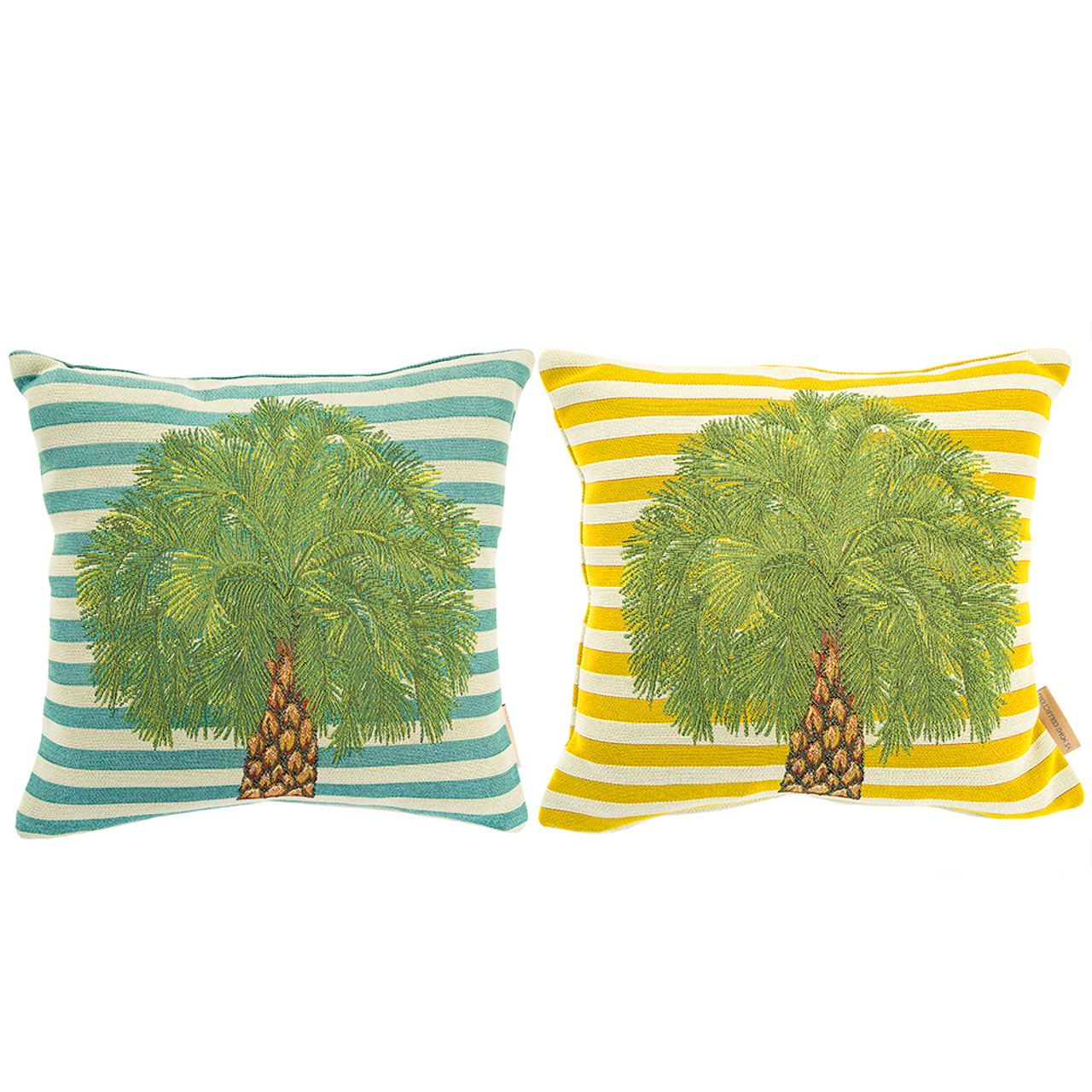 Palm Tree Stripe All Decorative Pillows Between The Sheets
