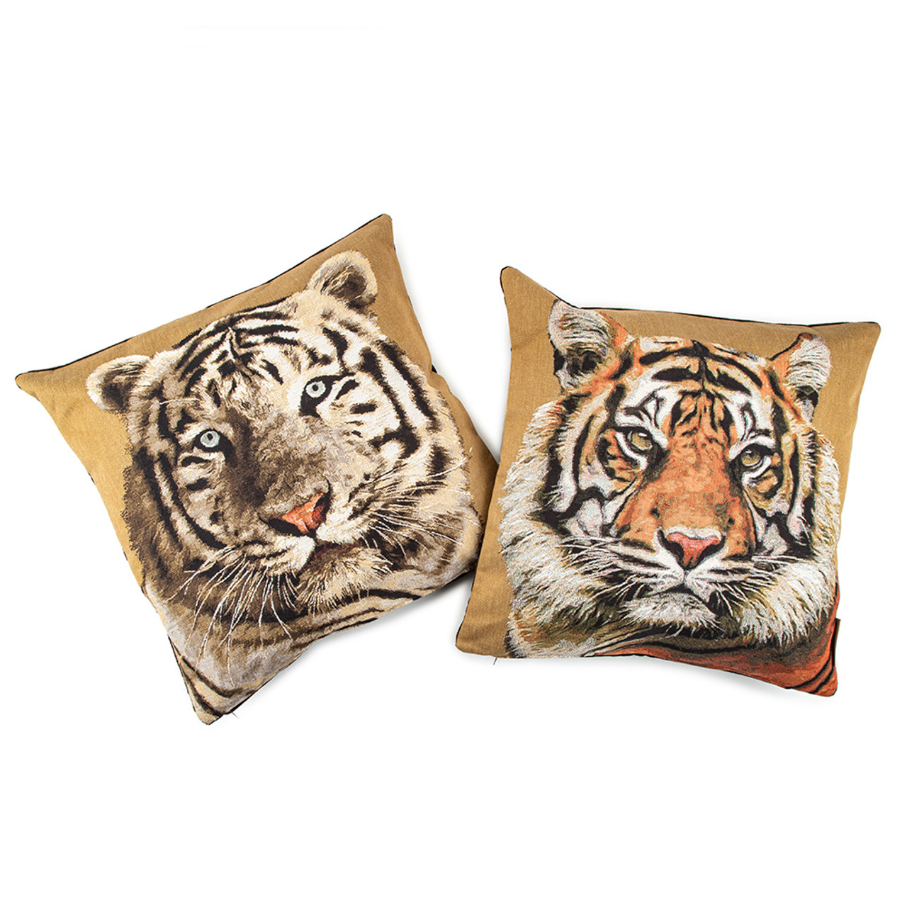 Tiger Decorative Pillows Between The Sheets