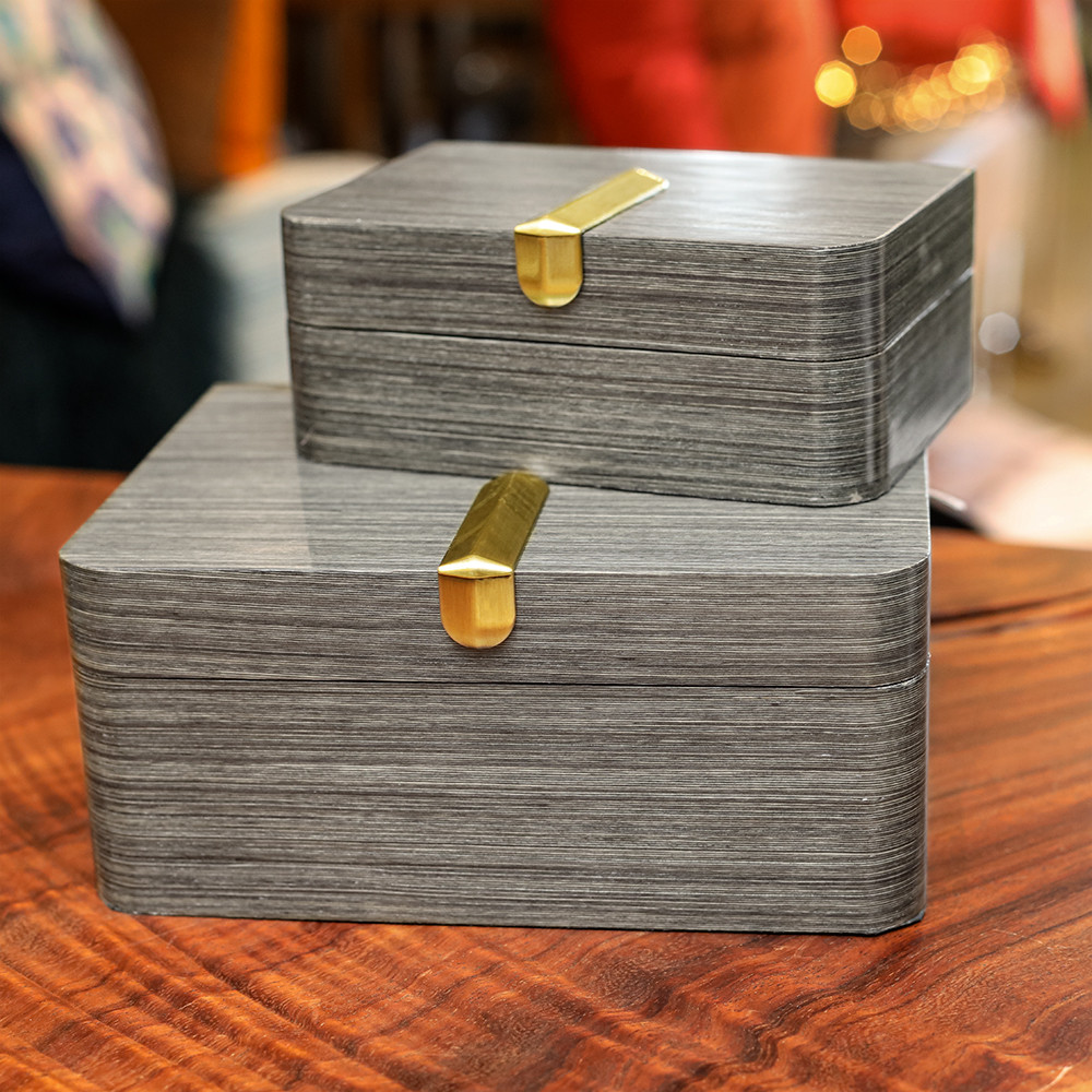 Zebra Wood Boxes Between The Sheets