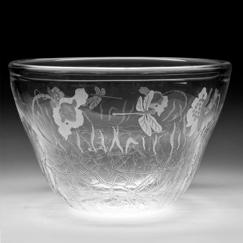 Dragonfly Engraved Bowl