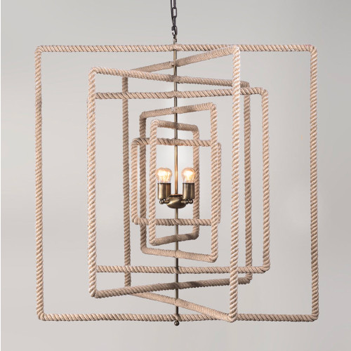 Rope Square Chandelier 