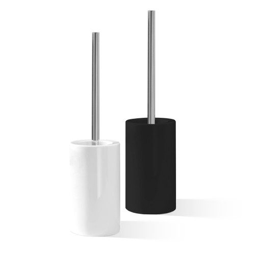 Porcelain Round Toilet Brush Set