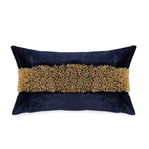 Velvet Long Beads Dec Pillow 14"x24"