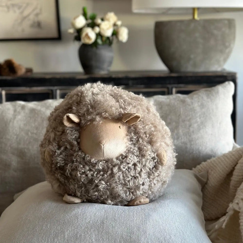 Decorative sheep pillow