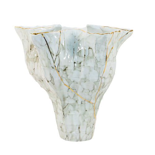 Carmine Porcelain Vase