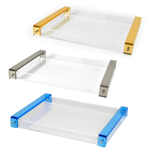 2 tone handled tray