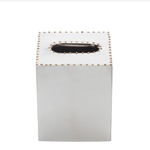 Beaded edge tissue box