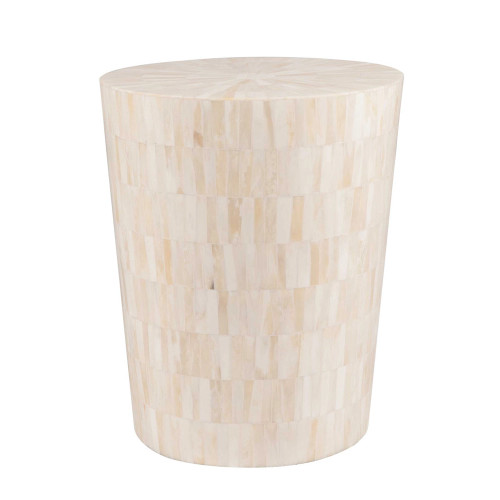 Tabla Round Inlay Stool
