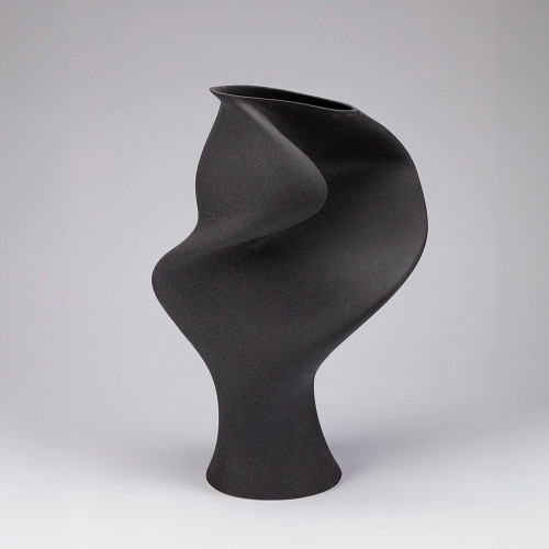 Sonia Vase- Diamond black