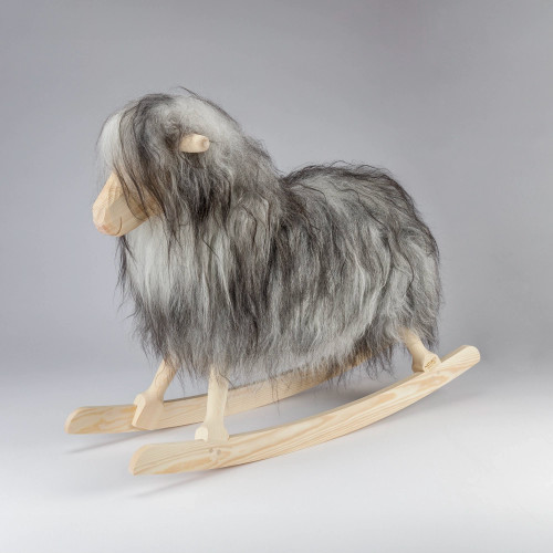 Rocking Sheep- Natural Grey