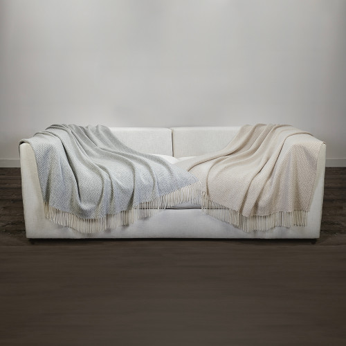 York with fringe throw