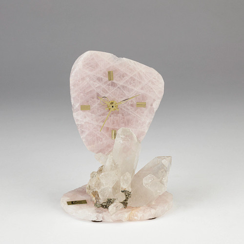 Quartz rose base clock