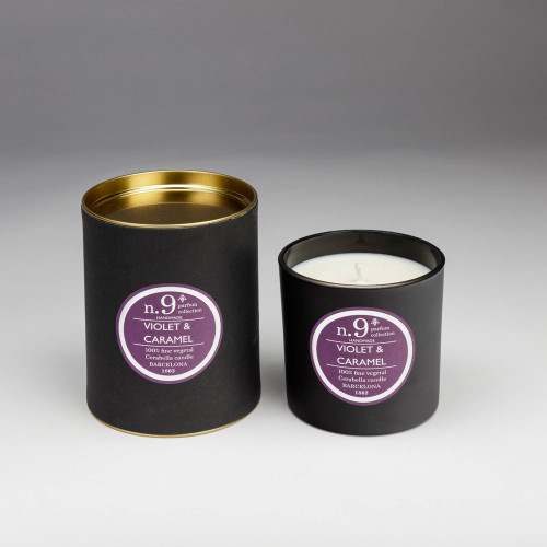N.9 Violet/Caramel  premium scented candle