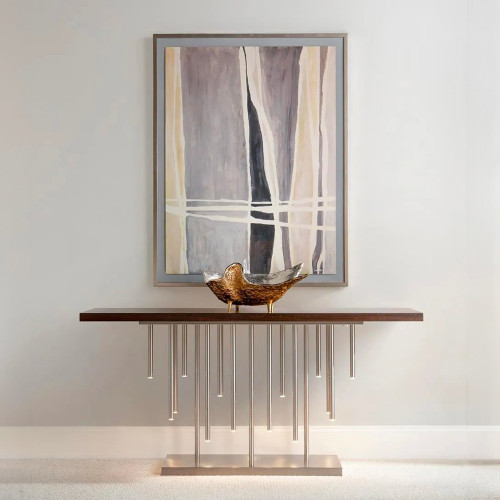 Illuminated console table