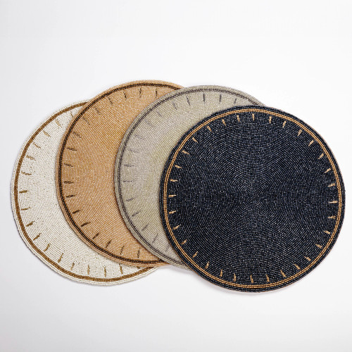 Beaded w/border placemat II