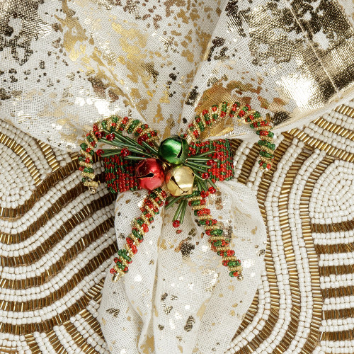 Candy canes napkin rings