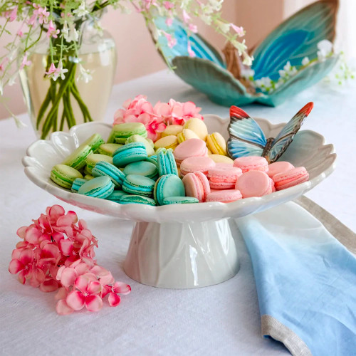Cloudy butterflies cake stand