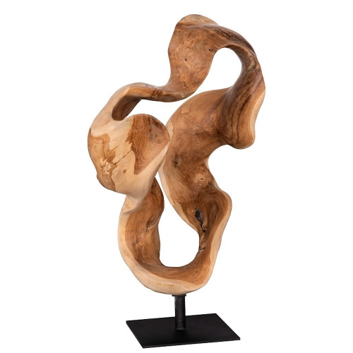 Wood Sculpture with base