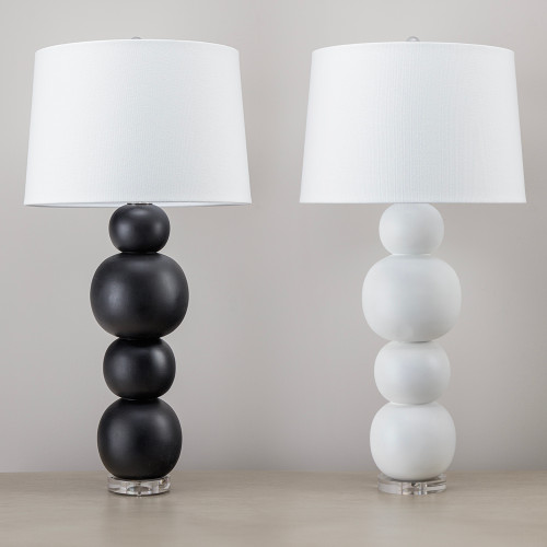 Mango wood 4 Ball Lamp