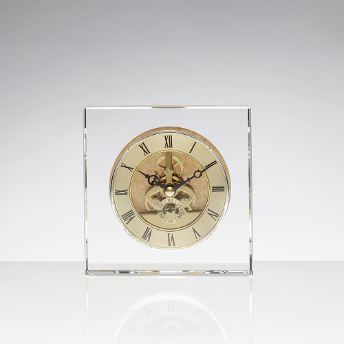 Trasparente squaric clock