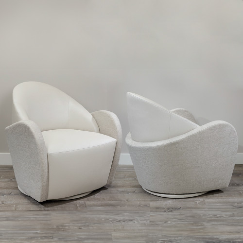 Grove Swivel Chair- Pearl Grey (11293)