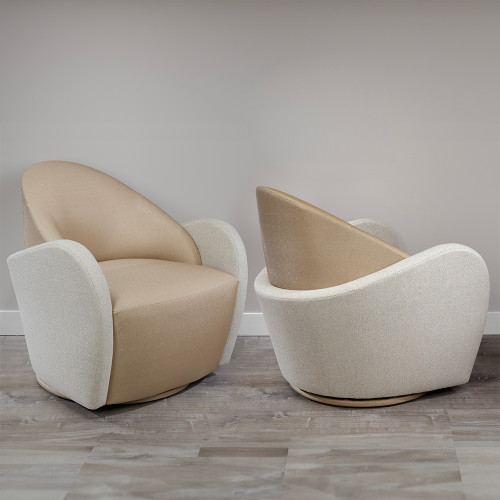 Grove Swivel Chair- Gold  (11832)