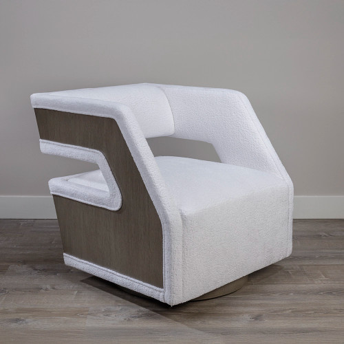 Cove Swivel Chair- Snow