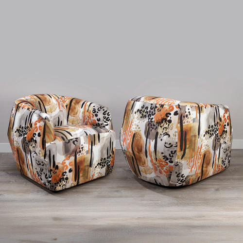 Vero swivel chair- jungle safari