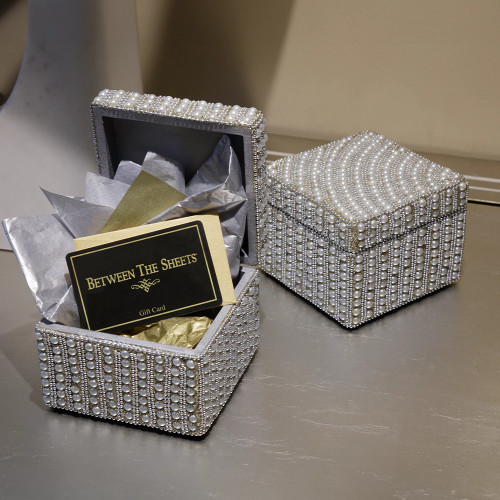 Beaded square box