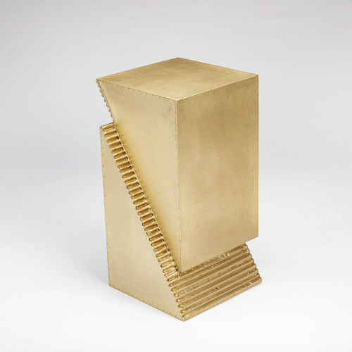 Angled steps side table