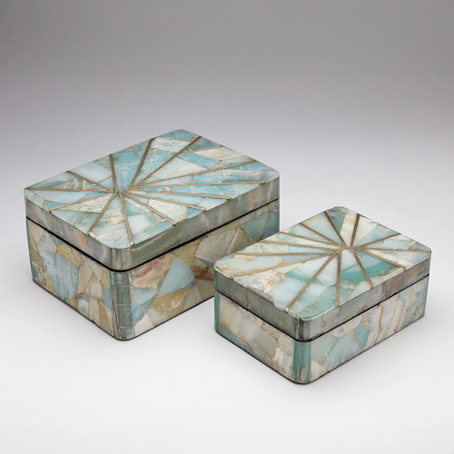 Onyx inlay covered box I