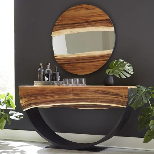 River Mirror- Round