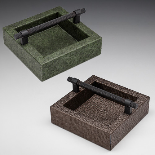 Cocktail Napkin Holder w/ Black Handle