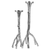 Branch Pillar Candle Holder- Silver