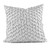 Rouched Pillow - White 20" x 20"