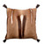 Springbok Hide Duo Pillow with Leather Trims