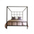 Steel canopy bed