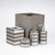 Saturno Bath Accessories- Gray