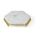 Hex handled cake stand