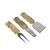 Craggy cheese knife