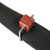 Red jasper cubes napkin rings