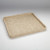 Pebbled square tray- Carmen beige