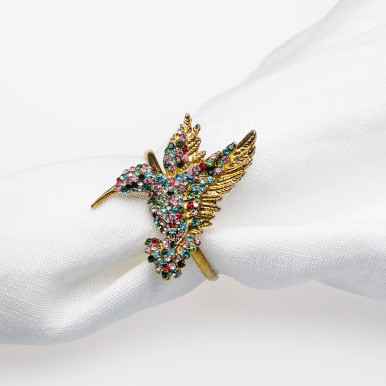 Hummingbird napkin rings - Between The Sheets
