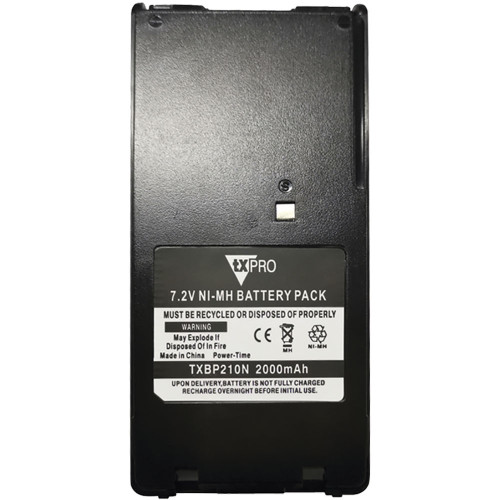 TX-BP210N: Icom BP210N Replacement Battery 2000mAh NiMH for IC-A6/A24/F11/F21/V8/V81/V82 Radios