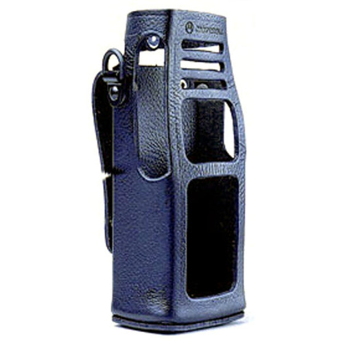 Motorola HLN9665A Leather Two-Way Radio Case with Belt Loop