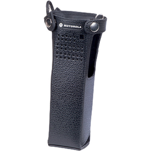 Motorola NNTN8114 Leather Carry Case with 3" Fixed Belt Loop for Medium Batteries