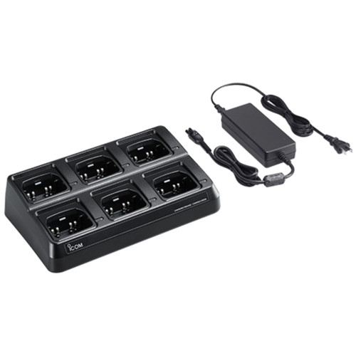 Icom BC214-1 Six Unit Charger for Radios with the BP284/BP290/BP303 Battery
